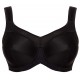 Soutien-gorge SANS Armatures bonnets profonds de D à N Grande Taille noir Kate