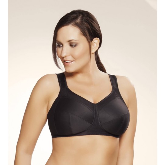 Kate Soutien-gorge SANS Armatures Grande Taille Bonnets Profonds de D à N noir